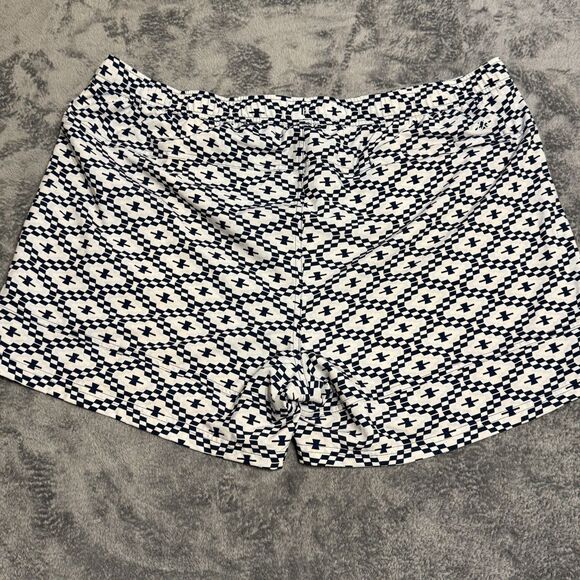 Alpine Men’s Swim Shorts White Geometric Pattern Western Size 2XL XXL - Picture 2 of 7